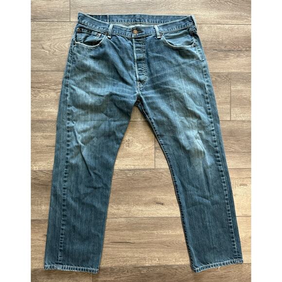 Levi's Men's 501 Button Fly Jeans Size 36 x 30 - Picture 1 of 6